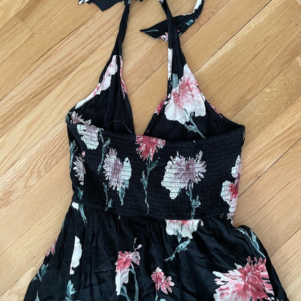 High Low Floral Romper